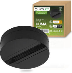 Lumiled Adapteraljzat sínlámpák rögzítéséhez, egyfázisú reflektorok, fekete, LUMILED (LUMSZY226)