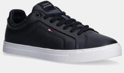 Tommy Hilfiger bőr sportcipő ICON COURT LTH FLAG ESS sötétkék, FM0FM05317 - sötétkék Férfi 41