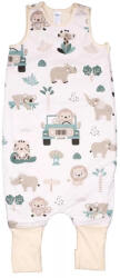 Állatmintás ujjatlan bélelt tipegő hálózsák safari 2 TOG (68-80) - babyshopkaposvar