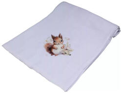  Textil tetra kifogó mókus mintával 140*140cm - babyshopkaposvar