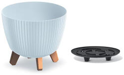 Prosperplast Lamia virágcserép lábakkal, 24 cm - világosszürke (DLAL240-443U)