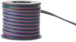 Lechpol RGB LED szalaghoz 4 eres vezeték - méterre kapható (ML6697)
