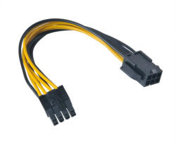Akasa PCIe VGA tápátalakító kábel (6-pin > ATX 8-pin) [AK-CB051]