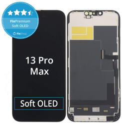 Apple iPhone 13 Pro Max - LCD Kijelző + Érintőüveg + Keret Soft OLED FixPremium JCID