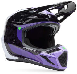 FOX Motocross V3 RS Grid MIPS ECE22.06 BUKÓSISAK FEKETE-LILA (33528-166)