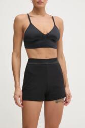 Marciano Guess rövidnadrág SHIMMY női, fekete, nyomott mintás, magas derekú, 5RGD12 6304A - fekete 38