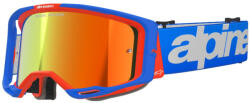 Alpinestars Vision8 Wodmark Szemüveg Roll-off Kék-piros, Piros Tükrős Lencsével (m150-987)