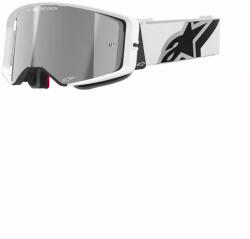 Alpinestars Supertech Corp Szemüveg Fehér Ezüst Tükrős Lencsével (5100325-2055)