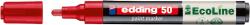 edding Marker cu vopsea pe baza de apa edding Ecoline 50, rosu (ED050002)