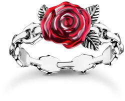 Thomas Sabo Пръстен Thomas Sabo Roses Romance сребърен (TR2482-664-10-54)