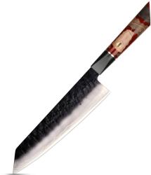 HARAHU Cuțit de bucătărie damasc AR-37335 - Kiritsuke / Roșu KP37335