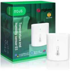 Nous E5 okos Tuya Zigbee vezeték nélküli hőmérséklet és páratartalom érzékelő - okosotthon