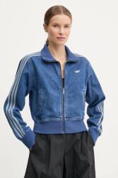 adidas Originals rövid kabát DENIM TT női, átmeneti, JD2570 - kék L