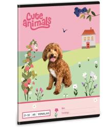 Ars Una Cute Animals - Doggie A/5 vonalas füzet 21-32 (53624581) - hunrods