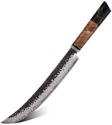 Damaskus konyhai kés Airi - Slicer / Zöld