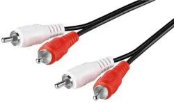 Goobay Cablu audio 2 RCA tata > 2 RCA tata 10m, Goobay (CABLE-452/10-GBAY)