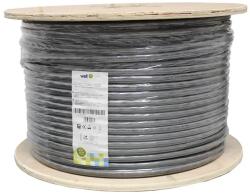 Well Cablu de retea F/UTP cu sufa Well, cat. 5e, 8 fire din cupru 0.50mm, 500m (FTPMES5E-CU-500-WL)
