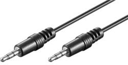 Goobay Cablu audio jack stereo 3.5mm tata - jack stereo 3.5 mm tata ecranare cupru 1.5m Goobay (CABLE-404A-1.5)