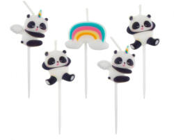 Javoli Panda Cute tortagyertya, gyertya szett 5 db-os (MLG131680)
