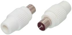 Well Conector coaxial tata plastic, set 100 buc, Well (CX-PLUG5-WL)