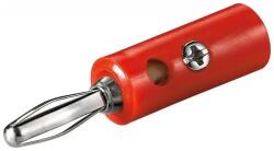 Goobay Mufa banana tata, 4 mm, rosu (BC-002-GBAY)