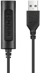 Sandberg Adaptor audio USB pentru casti 3.5mm Sandberg 134-17, 1.5m, negru (ADAPT-USB/3.5MM-13417-SNG)