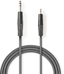 Nedis Cablu audio stereo 6.35mm tata - 3.5mm tata 3m gri Nedis (COTH23205GY30)
