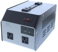 WELL Convertor tensiune 220V -> 110V 1000VA 2 iesiri Well (PSUP-CONV-TRA1000-WL)