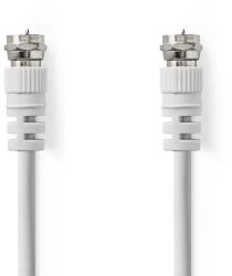 Nedis Cablu coaxial Nedis F tata - F tata 3m alb (CSGB41000WT30)