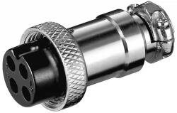 Goobay Mufa XLR 4 pini mama cu surub (XLR-4F/S)