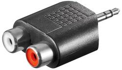 Goobay Adaptor JACK STEREO 3.5mm tata 2XRCA mama, Goobay (AC-010-GBAY)