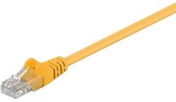 Goobay Cablu de retea U/UTP Goobay, cat5e, patch cord, 3m, galben (UTP-0008-3.0YW-GBAY)