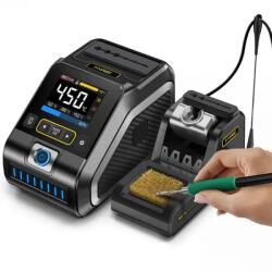FNIRSI Statie de lipit digitala FNIRSI DWS-200 H210, 200W, temperatura reglabila 100-450 grade (SLD-STDG-DWS200/H210-FNR)