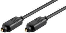 Goobay Cablu optic Toslink tata - Toslink tata diametru cablu 5mm. 2m, negru, Goobay (CABLE-623A/2)