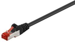Goobay Cablu de retea S/FTP Goobay, cat6, patch cord, 2m, negru (SFTP-0007-2BK-GBAY)