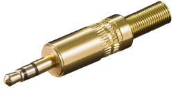 Goobay Conector (mufa) jack 3.5mm stereo tata, aurit, Goobay (JC-031-GBAY)