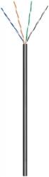 Goobay Cablu U/UTP Goobay, cat6, pentru exterior, rola 100m, negru (UTP-6003-100BK-GBAY)