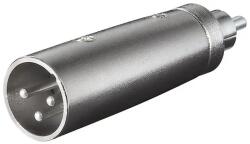 Goobay Adaptor XLR tata 3-pin -> RCA tata, Goobay (XLR-3MRCAM-GBAY)