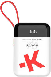 SKROSS RELOAD10 Travel / utazásra kész 10.000 mAh POWERBANK+ USB-C kábel, feltöltve (95858-RELOAD10-TRAVEL)