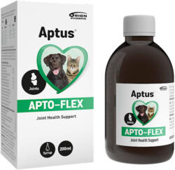 Aptus APTUS Apto-Flex Vet, supliment sistem articular câini, suspensie orală APTUS Apto-Flex Vet, XS-XL, supliment sistem articular câini și pisici, flacon, 200ml suspensie orală