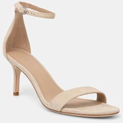Lauren Ralph Lauren velúr szandál Allie Mid bézs, 802959175008 - bézs Női 39