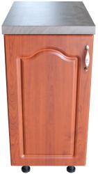 Spectral Mobila Corp inferior cu 1 Usa Stanga Zebra, Wenge/MDF Cedru Mustata, blat Beton 40 x 85 x 60