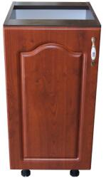 Spectral Mobila Corp inferior cu 1 usa stanga Zebra, Wenge/ MDF Cedru Mustata, fara blat, 40 x 82 x 50 cm