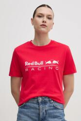 Red Bull Racing x Pepe Jeans pamut póló STANDARD FIT TEE női, piros, RL500004 - piros M