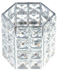 Luxorise Suport pensule machiaj, Luxorise, Crystal Makeup Holder, Silver