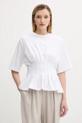 Gestuz t-shirt fehér, 10910147 - fehér XL
