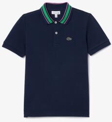 Lacoste gyerek pamut póló sötétkék, sima, PJ8402 - sötétkék 104