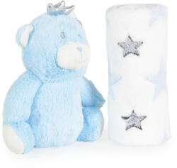 Cangaroo Бебешко одеяло 90/75 cm с играчка Blue Bear (108607)