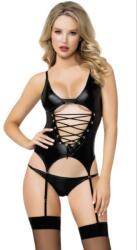 Underwear City Еротичен комплект с жартиери c18214 - Черен #316204 (316204_Черно)