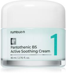 numbuzin No. 1 Pantothenic B5 Active Soothing Cream nyugtató arckrém hidratáló hatással 80 ml